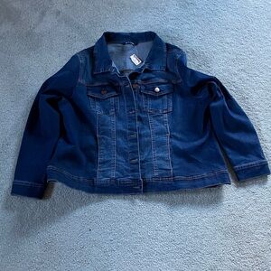 d. jeans Women's Dark Blue Denim Jacket